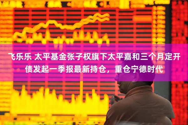 飞乐乐 太平基金张子权旗下太平嘉和三个月定开债发起一季报最新持仓，重仓宁德时代