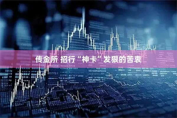 传金所 招行“神卡”发狠的苦衷
